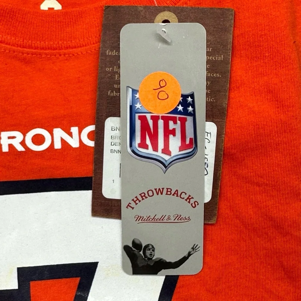 Mitchell & Ness Throwbacks BNN4S Men’s Small‎ Denver Broncos #7 John Elway Shirt